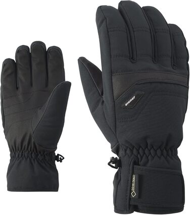 Чоловічі лижні рукавички Ziener Glyn GTX Gore-Tex Plus Warm, водонепроникні, дихаючі, зимові, чорні