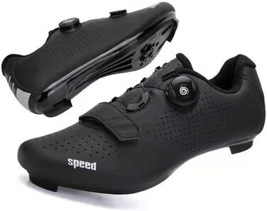 Велосипедні кросівки Msport для чоловіків та жінок – дихаючі, сумісні з Peloton, SPD, SPD-SL та Look Delta педалями (39 EU, N02)