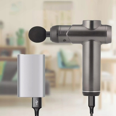 Перкусійний масажер Massage Gun — потужний пістолет для масажу спини, тіла, шиї та стоп