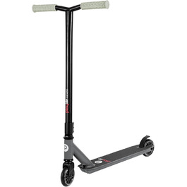 Трюковий самокат Playlife Kicker Smoke, чорний/сірий, 100мм, колеса 84A, підшипники ABEC 7