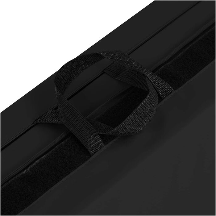 Складаний гімнастичний мат Gymrex GR-FM_19, 200x120x5 см, чорний, м'який мат для гімнастики та фітнесу