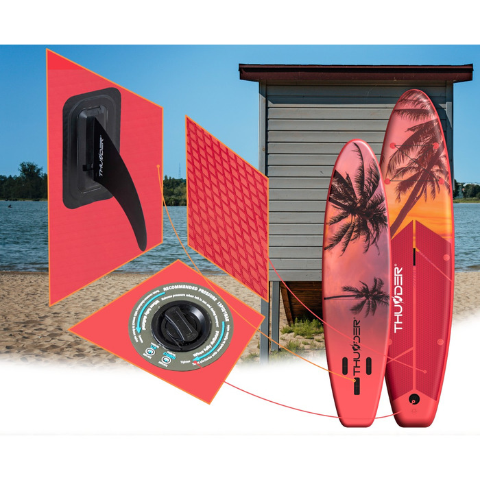 Надувна SUP-дошка Thunder Isle 320 см + аксесуари