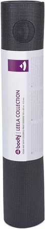 Йога-мат Bodhi Leela Collection, нековзкий, без шкідливих речовин, праний, з ПВХ, спортивний килимок для йоги, пілатесу, гімнастики