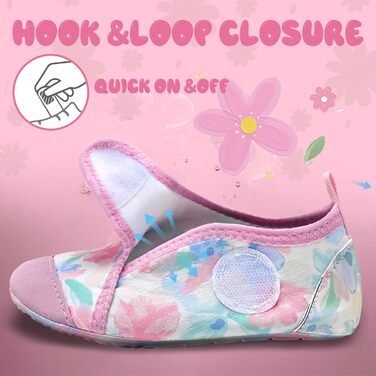 Дитячі шльопанці WateLves для плавання та відпочинку на пляжі (32/33 EU, Рожево-блакитний)