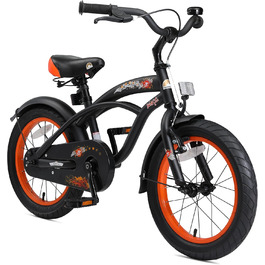 Дитячий велосипед BIKESTAR Cruiser 16 дюймів для хлопчиків від 4-5 років, випробування без ризику