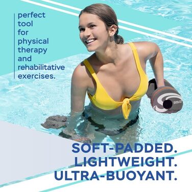 Набір аква-гантелей Sunlite Sports для плавання та аквааеробіки, 2 шт.