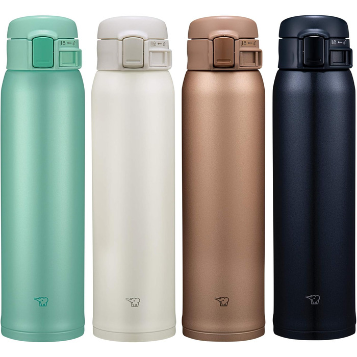 Термокружка Zojirushi SM-SR60, 0.6 л, нержавіюча сталь, 6 годин зберігання тепла/холоду, чорна, унісекс