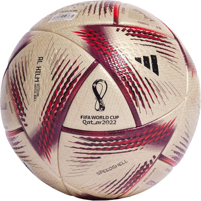 Футбольний м'яч adidas Hilm Pro термозварний, розмір 5, золотий