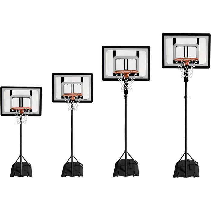Баскетбольний кошик SKLZ Pro Mini, чорний/жовтий, до 2,13 м