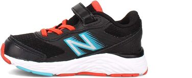 Дитячі кросівки New Balance 680 V6 з підошвою з гуми (Чорний, Ghost Pepper Virtual Sky, 32 см)