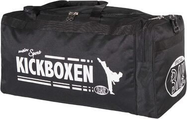 Спортивна сумка BAY XL для кікбоксингу, муай-тай, тренувань, чорна, 70x32x30 см
