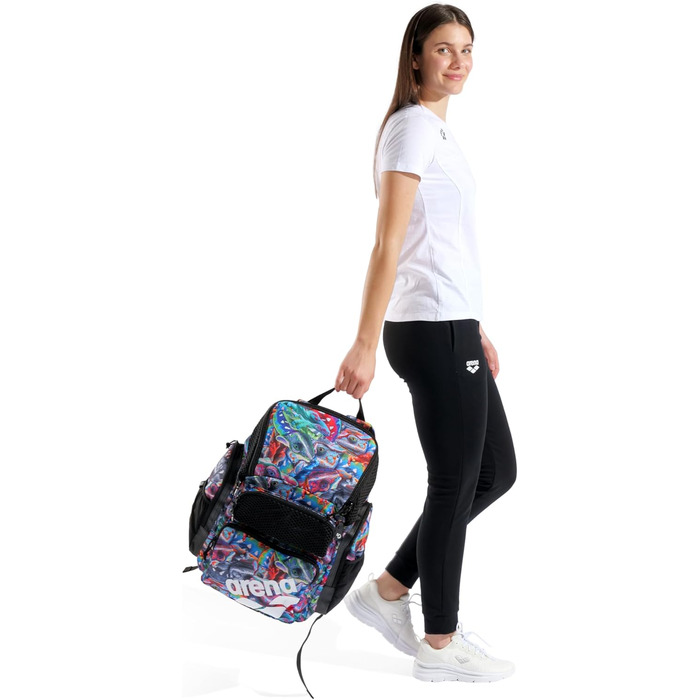 Рюкзак для плавання Arena One Go 45L з прикрасою 'Морська черепаха' – спортивний рюкзак для подорожей