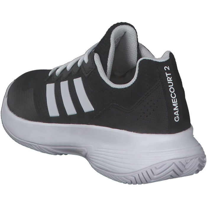 Жіночі тенісні кросівки Adidas Gamecourt 2w, 38 EU, чорний/білий