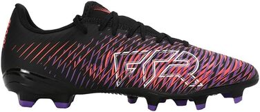 Жіночі футбольні бутси PUMA Future 8 Play FG/AG, 38 EU, Puma Black/Puma White/Glowing Red