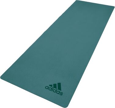 Протиковзкий килимок для йоги та пілатеса adidas Premium Yoga Mat 5 мм, Raw Green (без ПВХ)