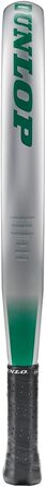 Ракетка для падел Dunlop Megamax Silber/Schwarz/Grün: Графітовий каркас, м'який серцевинний наповнювач Pro Eva, для початківців, кругла форма