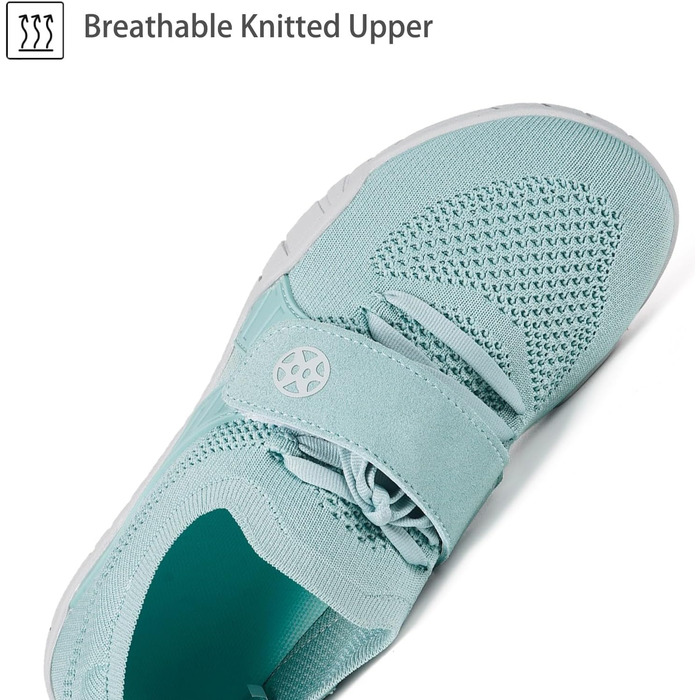 Eagsouni Барфутижні кросівки для чоловіків та жінок, фітнес, Outdoor, зручні, легкі, дихаючі, широка передня частина, спортивні, для бігу по вулицях, антиковзаючі, розмір 38 EU, зелені