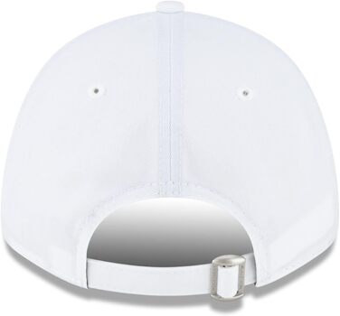 Кепка New Era 9Forty з регульованим розміром, бейсболка з вигнутим козирком, логотип команди, серії A, Прем'єр-ліга, універсальний розмір (білий)