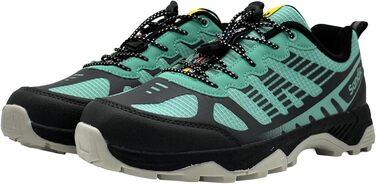 Чоловічі та жіночі трекінгові черевики для хайкінгу та бігу (40 EU, антрацит м'ятно-зелений)