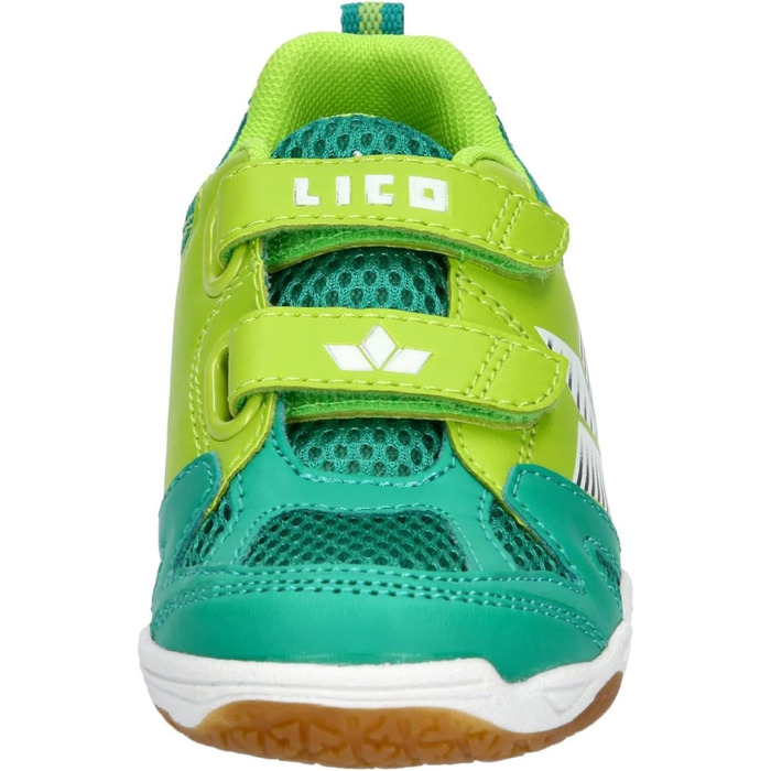Дитячі спортивні зала-тенісні кросівки Lico для залу (30 EU, зелений лемон)