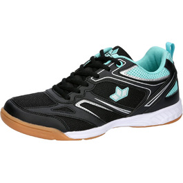 Взуття для залу Airsoft Lico Unisex, Маріне-рожево-біле (36 EU, Чорний-бірюзовий-срібний)