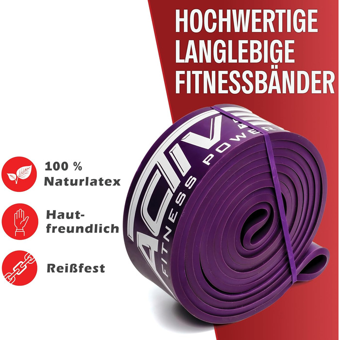 Фітнес-еластичні стрічки опору: окремо або в комплекті з сумкою, дверним анкером (у наборах) та електронною книгою з тренувань – ідеальні для калістеніки та домашнього фітнесу (H - Mid Package (Чорний Синій Фіолетовий))