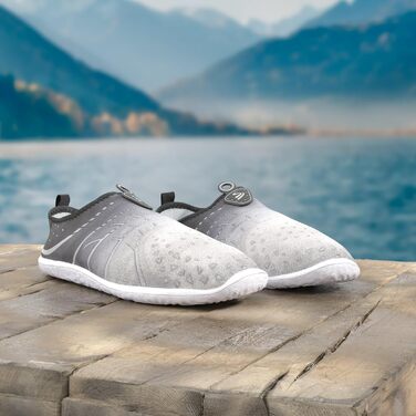 Водні шкарпетки Spesoul для жінок та чоловіків: дихаючі, швидковисихаючі, м'які, для хаду, піших прогулянок, плавання, пляжу, серфінгу, йоги, спорту (38.5/40.5 EU, Al Jiao Blgrey)