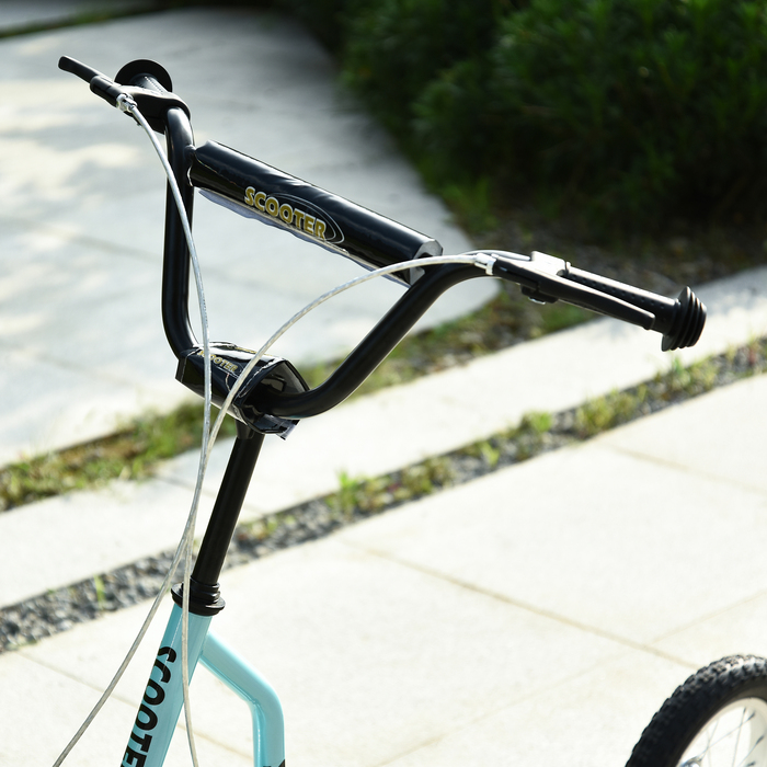 HOMCOM Scooter Scooter Kids Scooter від 5 років, Кікборд з пневматичними шинами 16/12 дюймів, Синій, 135 x 58 x 88-94 см| Аосом