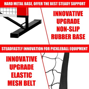 PickleTech 4.0: Портативна сітка для піклболу, 6.6 м, Outdoor, з сумкою, сертифікат USAPA