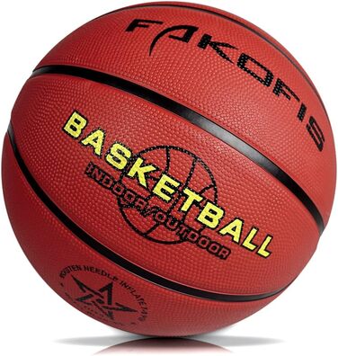 Баскетбольні м'ячі FAKOFIS: розміри 3, 5, 7, для вулиці та залу, тренування, для дорослих та початківців