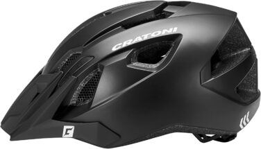 Велошолом Cratoni Allride чорний матовий, унісекс, 57-62 см