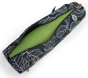 Сумка для йога-килимка Yogamatten-Tasche, синя з квітковим малюнком, унісекс, з плечовим ременем та кишенями