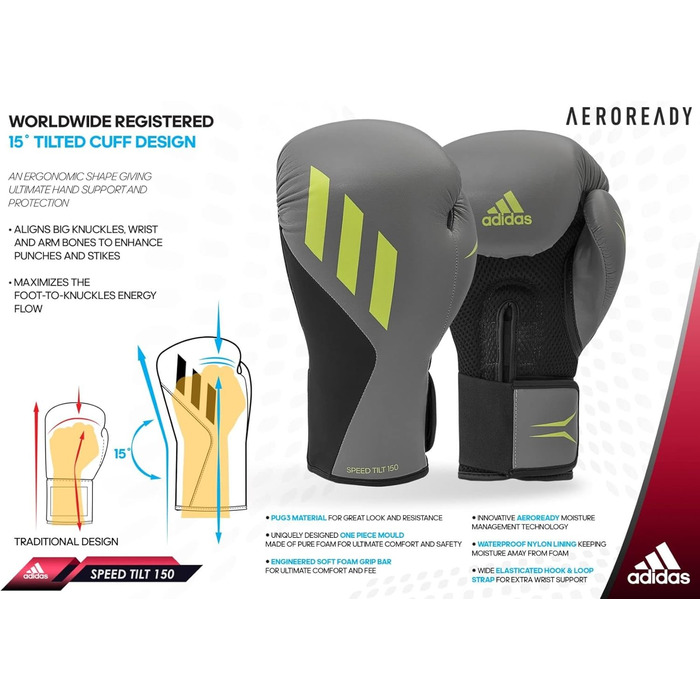Боксерські рукавички adidas Speed Tilt 150 з інноваційною технологією TILT®