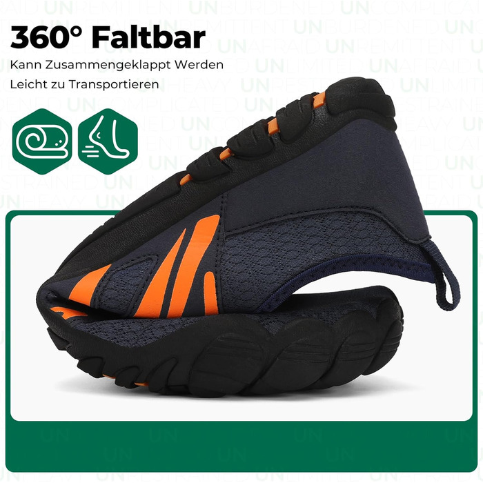 Чоловічі тапочки-шльопанці SAGUARO для плавання та відпочинку, дихаючі, швидко сохнуть, широка передня частина, розмір 39-48, блакитні