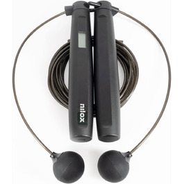 Розумна скакалка Nilox Smart Rope з підсвічуванням, лічильником стрибків і калорій, 3 режими, Bluetooth, підтримка SkipJoy App