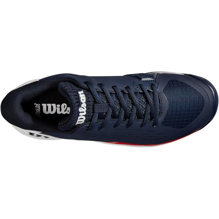 Кросівки для тенісу Wilson Rush Pro Ace Clay WRS332740, 44 EU, Navy/Blazer White/Infrared