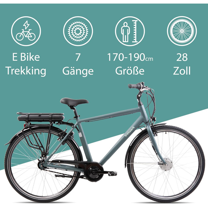 Електровелосипед TRETWERK 28