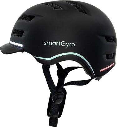 Смарт-шолом SMARTGYRO PRO чорний L, захисний шолом для спорту