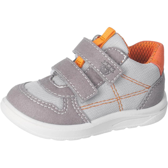 Чобітки RICOSTA для дівчаток та хлопчиків SAM, дитячі черевики для перших кроків, ширина: середня, змінна устілка, веганські, 26 EU, графіт, світло-сірий 460