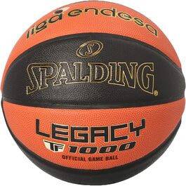 Баскетбольний м'яч Spalding 77187Z, розмір 7, чорний/помаранчевий
