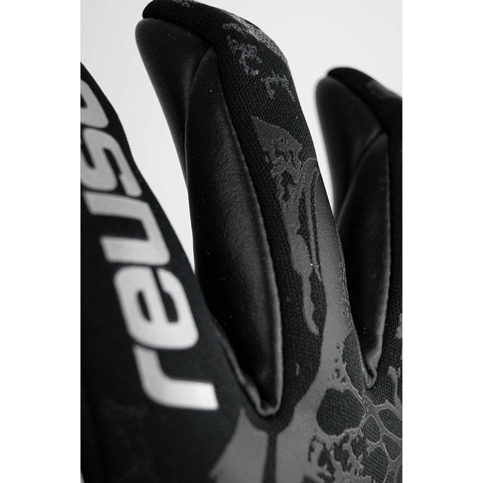 Воротарські рукавички Reusch Pure Contact Infinity для дорослих, чорні, розмір 10.5, з відмінним зчепленням та внутрішнім швом