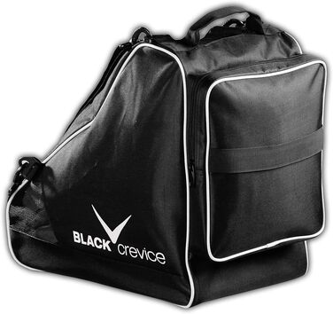 Набір сумок для лиж Black Crevice: лижний чохол 180x20x20 см і сумка для черевиків 43x27x42 см, міцний матеріал 600D/PVC, з плечовим ременем