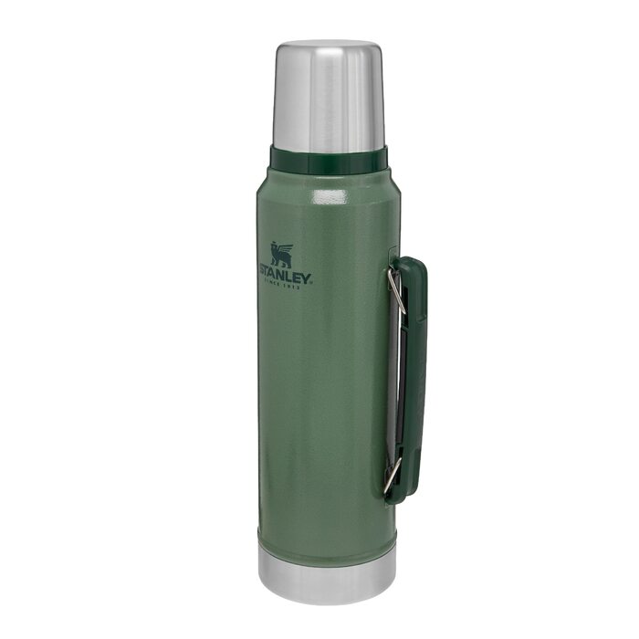Термос Stanley Classic Legendary 1.0л - нержавіюча сталь, тримає тепло/холод 24 год, BPA-free, посудомийна машина