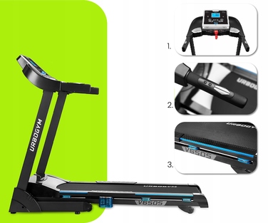 Електрична бігова доріжка Urbogym V650S (до 140 кг)