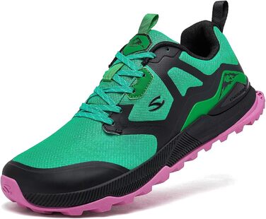 Чоловічі кросівки для трейлраннінгу HOBIBEAR | Трекінг, хайкінг | Широкий носок, не слизькі | 47 EU, Зелений