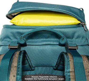 Рюкзак Tatonka Hike Pack 32 л з вентиляцією спини та дощовиком, легкий туристичний рюкзак для походів, чорний/сірий