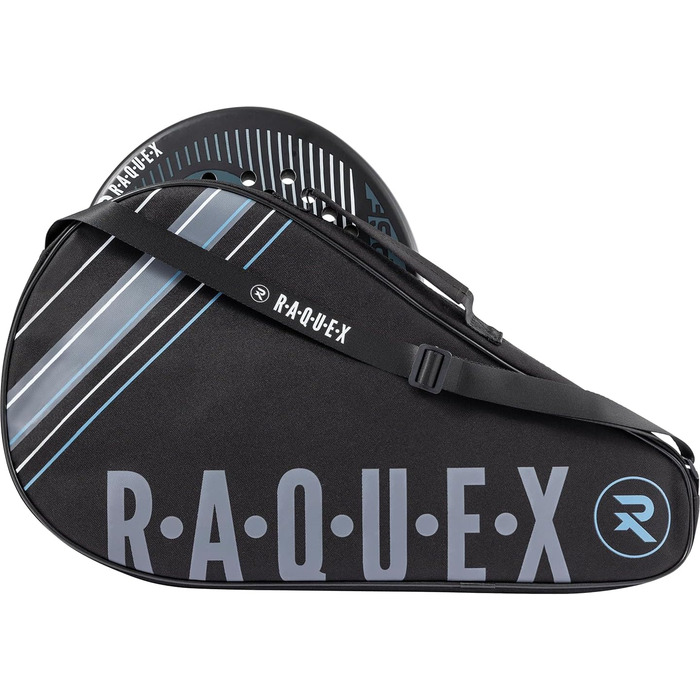 Чохол для падельної ракетки Raquex Enigma, чорний, з м'якою підкладкою, захист для 1 ракетки, подарунок для жінок і чоловіків