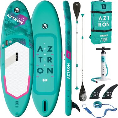 Надувна SUP-дошка AZTRON Lunar 2.0 Allround 297x81x15 см, 270 л