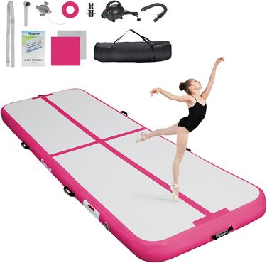 FBSPORT Airtrack Matte - тренувальний килимок для гімнастики, йоги, акробатики, 300x100x20 см