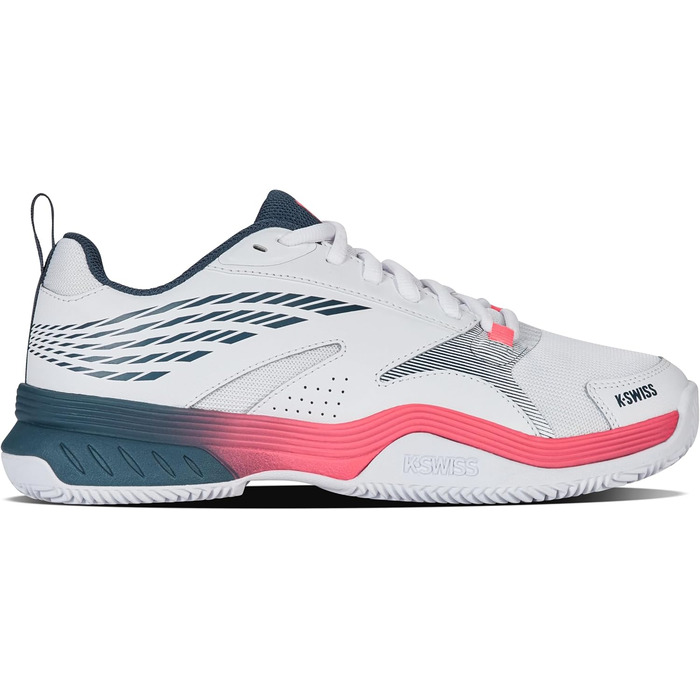 Тенісні кросівки K-Swiss Speedex для чоловіків (46 EU, білий, Stargazer Neon Blaze)